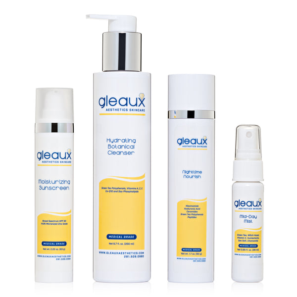 The Luxe Foundation Kit: Nourish Moisturizer Gleaux Aesthetics Skincare