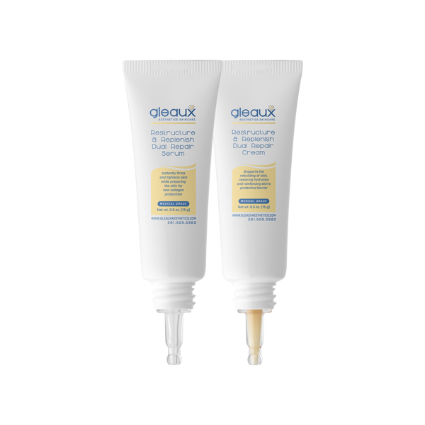 Restructure & Replenish Dual Repair Kit Gleaux Aesthetics Skincare