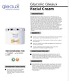Glycolic Gleaux Facial Cream product sheet: description, benefits, directions and ingredients