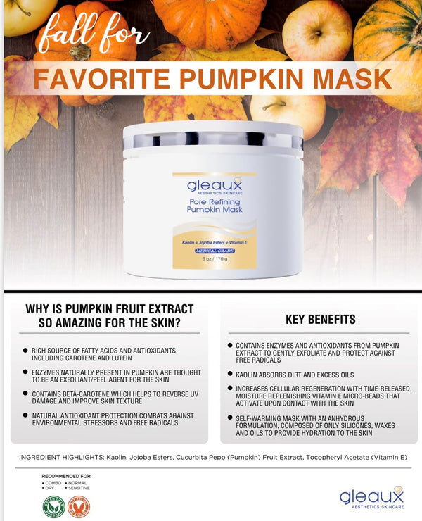 Fall for our favorite Pumpkin Mask: why pumpkin fruit extract is good for the skin and key benefits